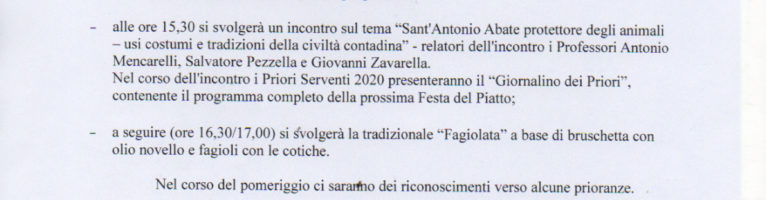 FAGIOLATA DEI PRIORI